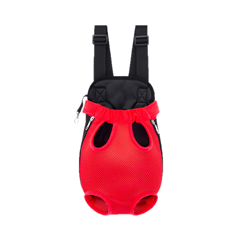 New Pet Chest Cat and Dog Backpack Mesh Breathable and Comfortable Backpack Portable Portable Bag Manufacturer