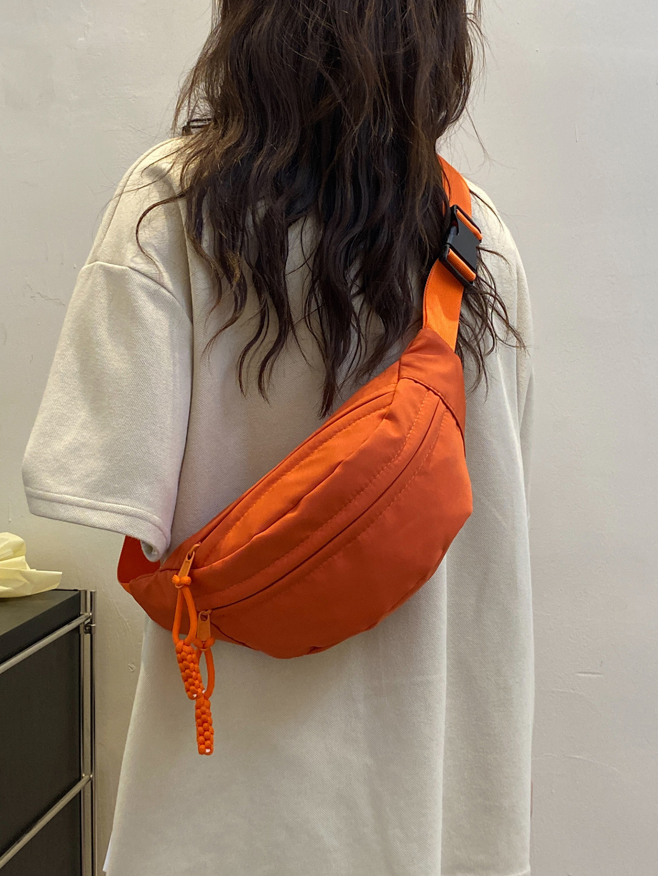 Chest Bag Women's Ins Super Cool Large Capacity Crossbody Bag Casual Japanese Student Shoulder Bag Lightweight Sports Waist Bag