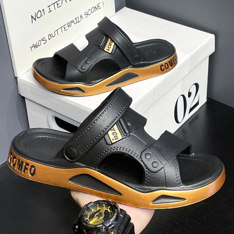 Сандалии EVA для мужчин, летние, легкие, износостойкие, для вождения, повседневные модные сандалии для пляжа