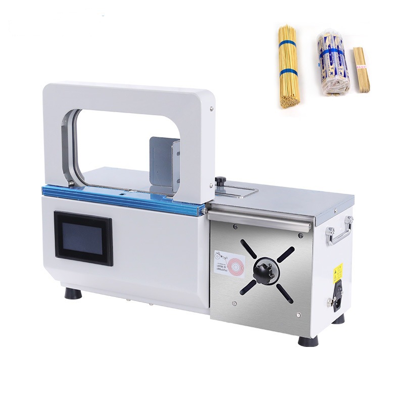 Strapping Machine, Small Automatic Packing Machine, Plastic Strap Glue-Free Vegetable Bundling Machine, Fully Automatic Money Bundling Machine, Supermarket Efficient Money Bundling Machine