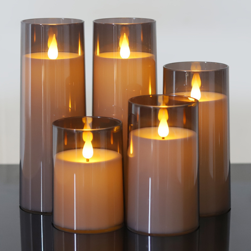 2026 новый кросс-бордер дропшиппинг бездымная батарейная свеча с таймером и 2 батареями