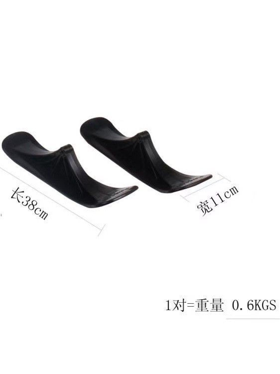 Children's and Adults' Dual-Purpose Ski Cart Accessories Two-In-One Ski Sled Ice Fishing Cart Sled Board Wheels Quick Delivery