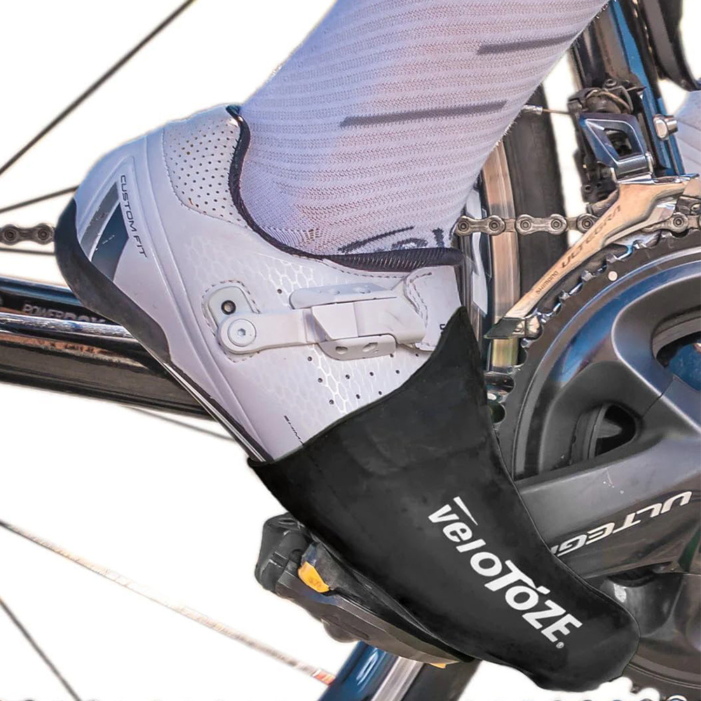 Velotoze Aero High Silicone Shoe Cover Buckle Covers Road Bicycle Shoes Waterproof and Windproof