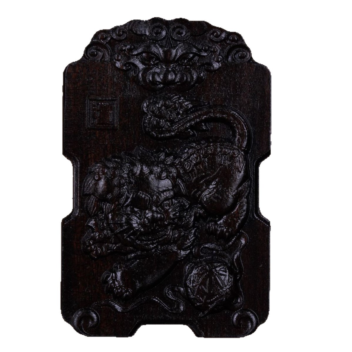 Agarwood Pixiu Pendant Car Hanging Ornament, Carved Agarwood Dragon Pendant, Agarwood Blank Pendant Car Mount