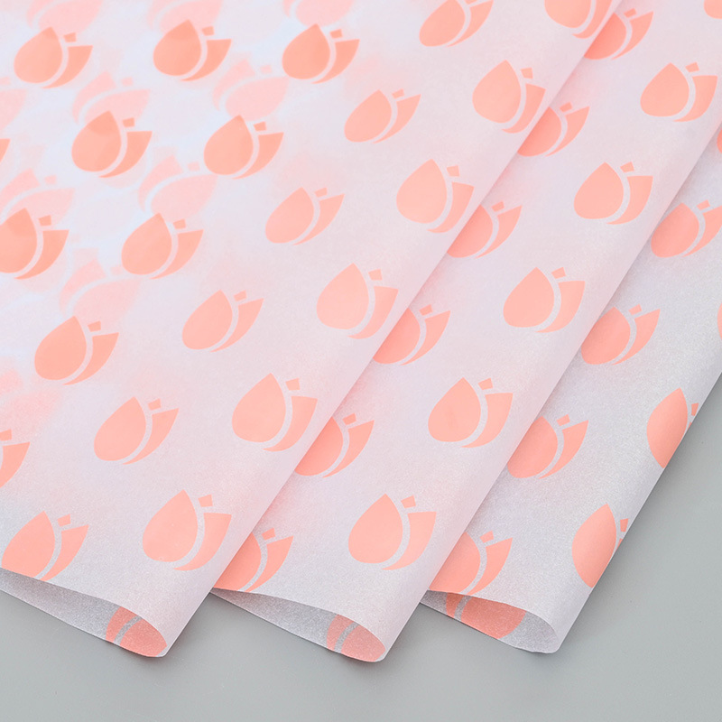 Pear paper printing logo copy paper 17g clothing shoes moisture-proof wrapping paper wax paper Kraft paper