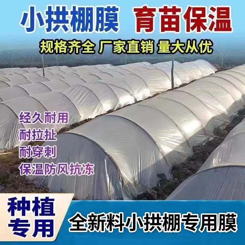 Vegetable Small Arch Shed Film Agricultural Plastic Film Insulation Cold-proof Anti-freeze Transparent Plastic Cloth Plastic Film Covering Waterproof