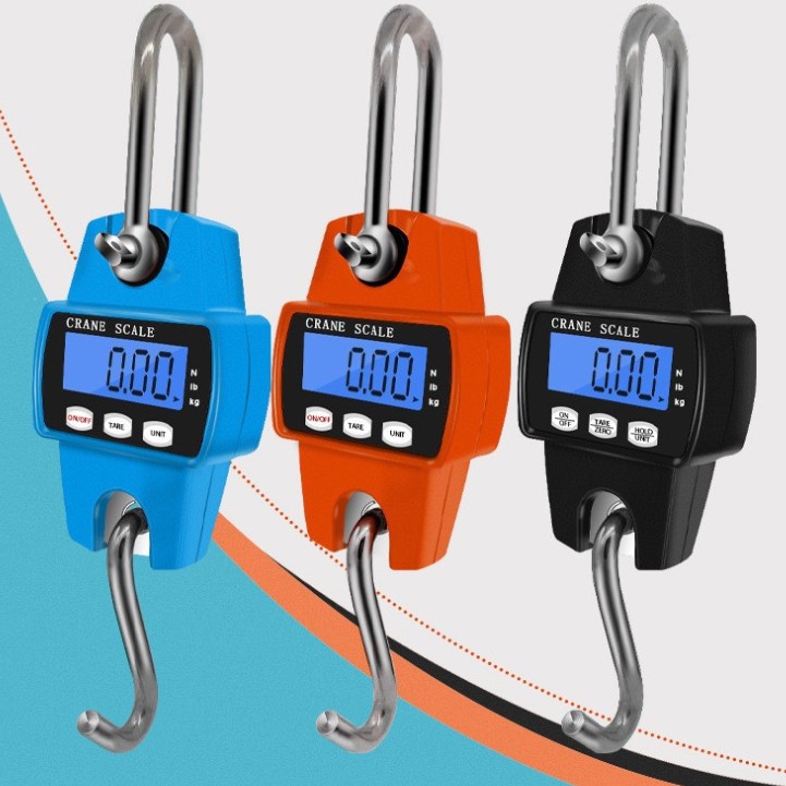 300kg Portable Crane Scale Industrial Scale Small Metal Hook Scale Hook Scale Satchel Digital Scale Spring Scale