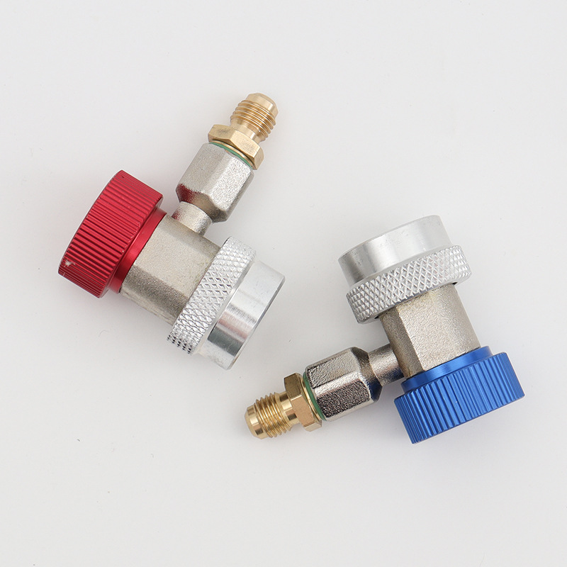 R134A Quick-connect Air Conditioner Plus Snow Species Conversion Joint CAr Fluoride Quick Connector CAr Air Conditioning Tools Dropshipping