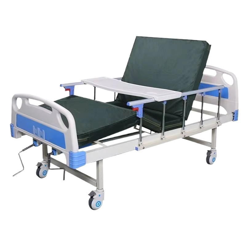 Hospital Nursing Bed Multi-Functional Hospital Bed Medical Bed Hand-Cranked Paralysis Patient Lift Bed Nursing Home Wooden Nursing Bed