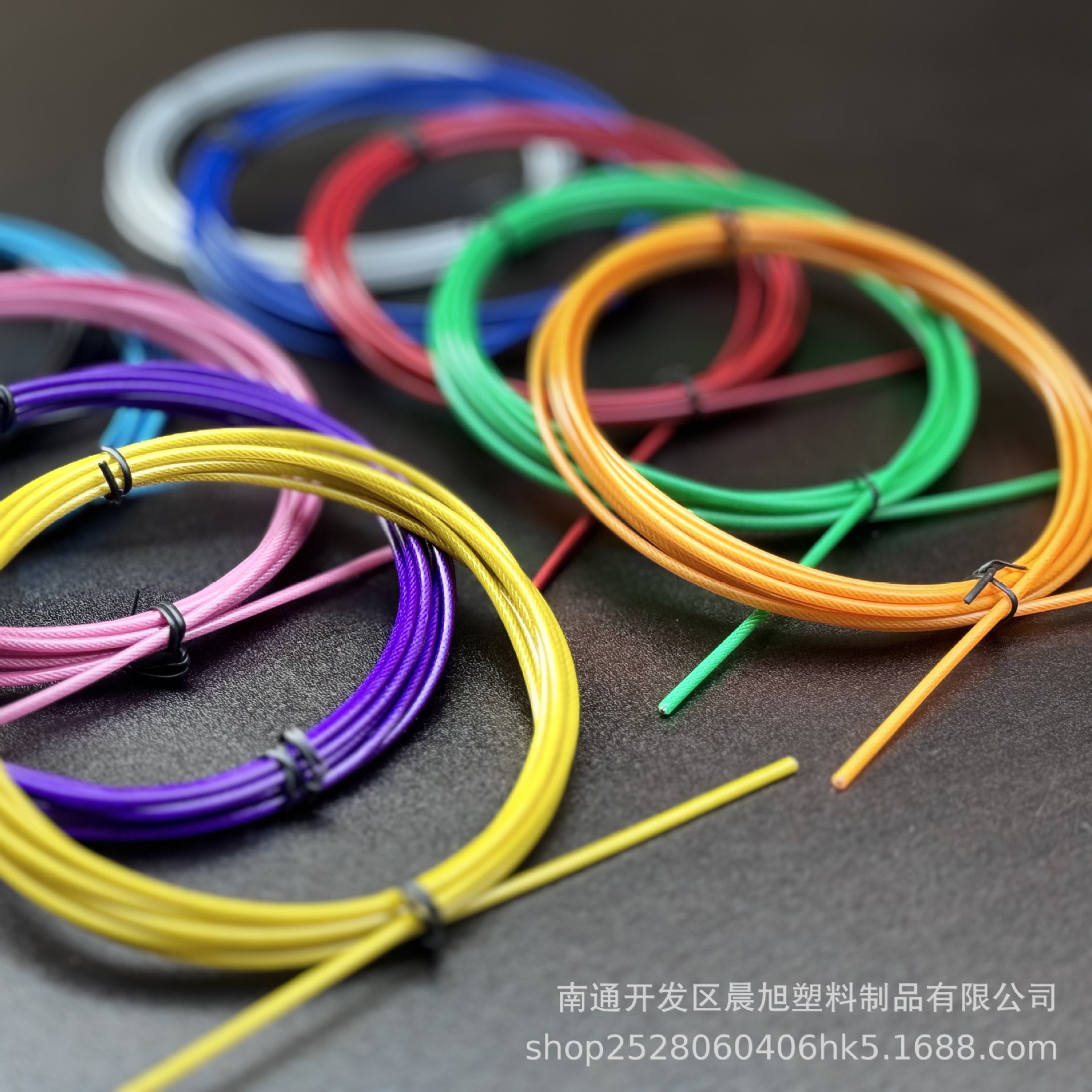 Supply of Color-Coated Plastic-Coated Steel Wire Rope, Rubber-Coated Stainless Steel, Manufacturer Processing of Lifting Ropes, Direct Sales from the Manufacturer
