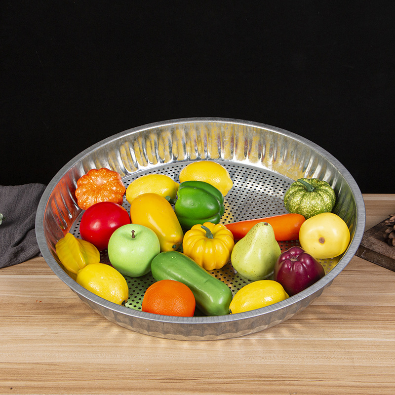 Zanthoxylum sieve round hole sieve blueberry sieve prickly ash seed filter screen sieve water bomb sieve cool fish sieve stainless steel bead sieve