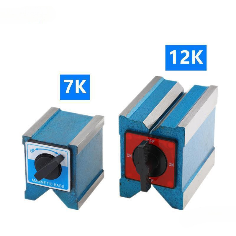 Toggle-Type Magnetic Base for Wire Cutting, Strong Magnetic Base for Dial Indicator, Base Type Stand, Triangle