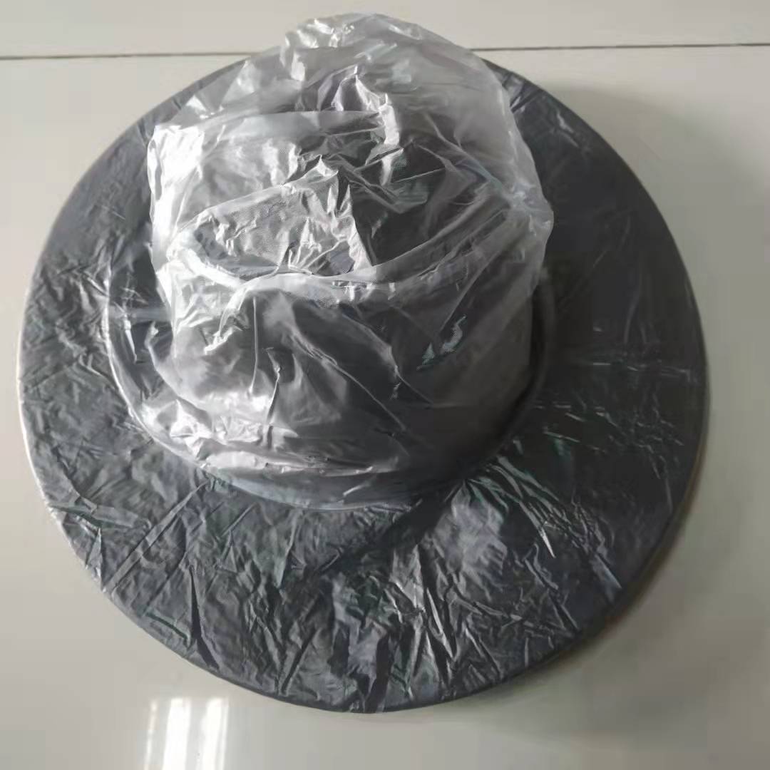 Topper Hat Waterproof Plastic Cover PVC Rain Hat Reusable Export Hat Cover Rainproof Large Quantity Discount