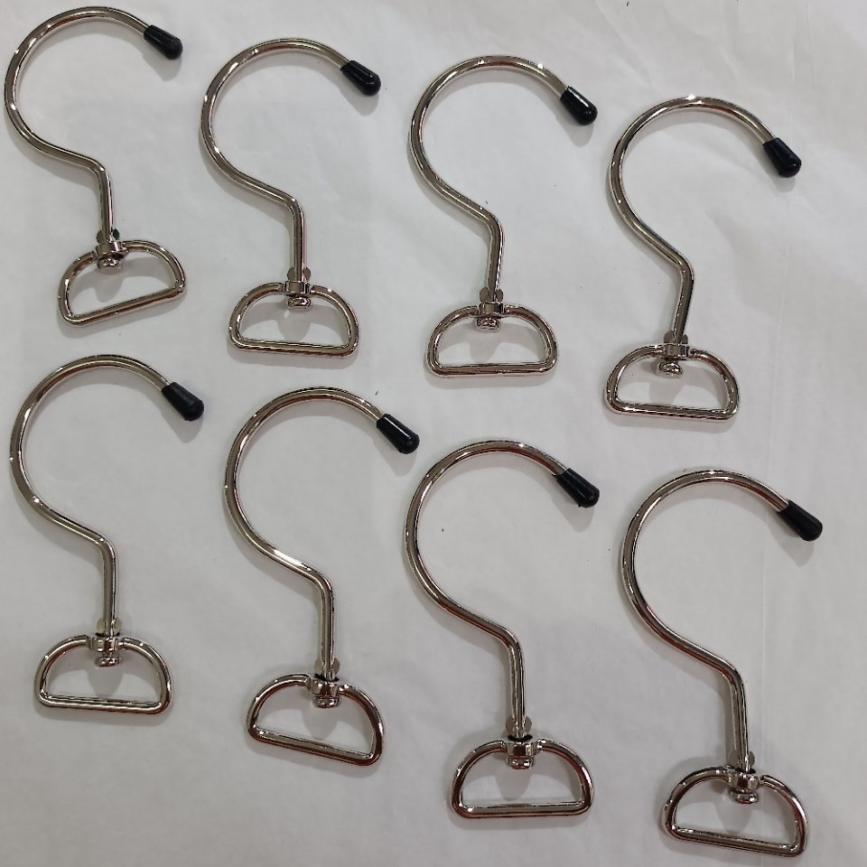 Manufacturer Supplies Luggage Accessories Backpack Clothing Hardware Hook Electrophoresis Black Rotating Briefcase Hook