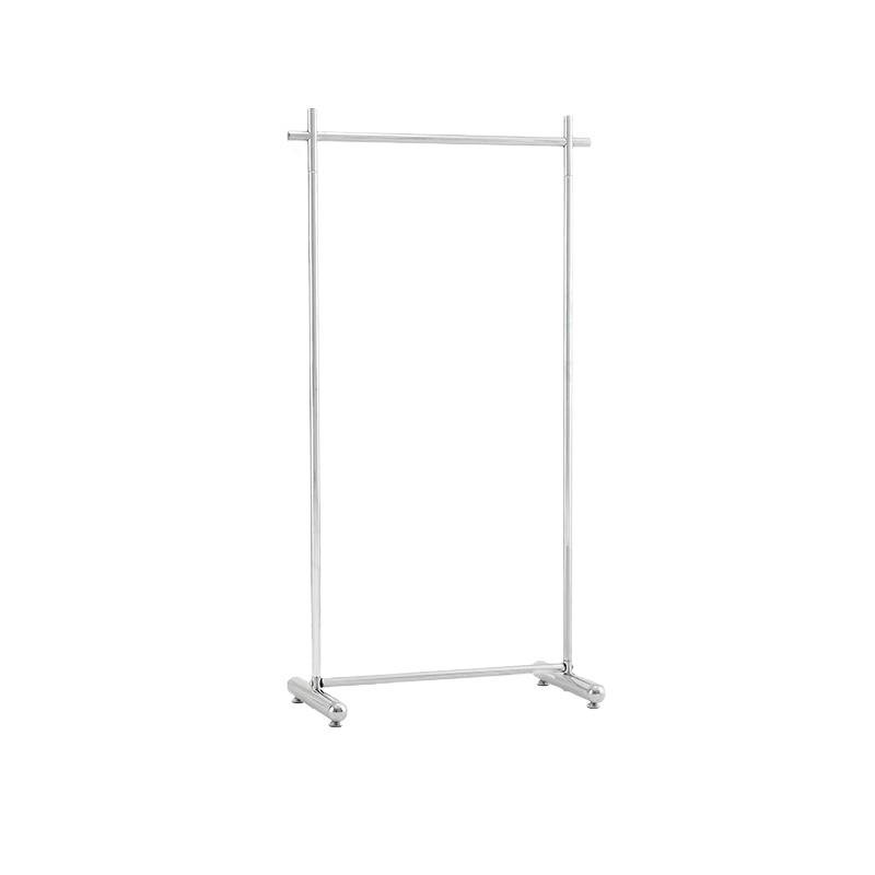 Stainless Steel Clothing Display Rack Island Display Rack Studio Women's Clothing Floor-Standing Clothes Hanger Clothing Store Display Rack