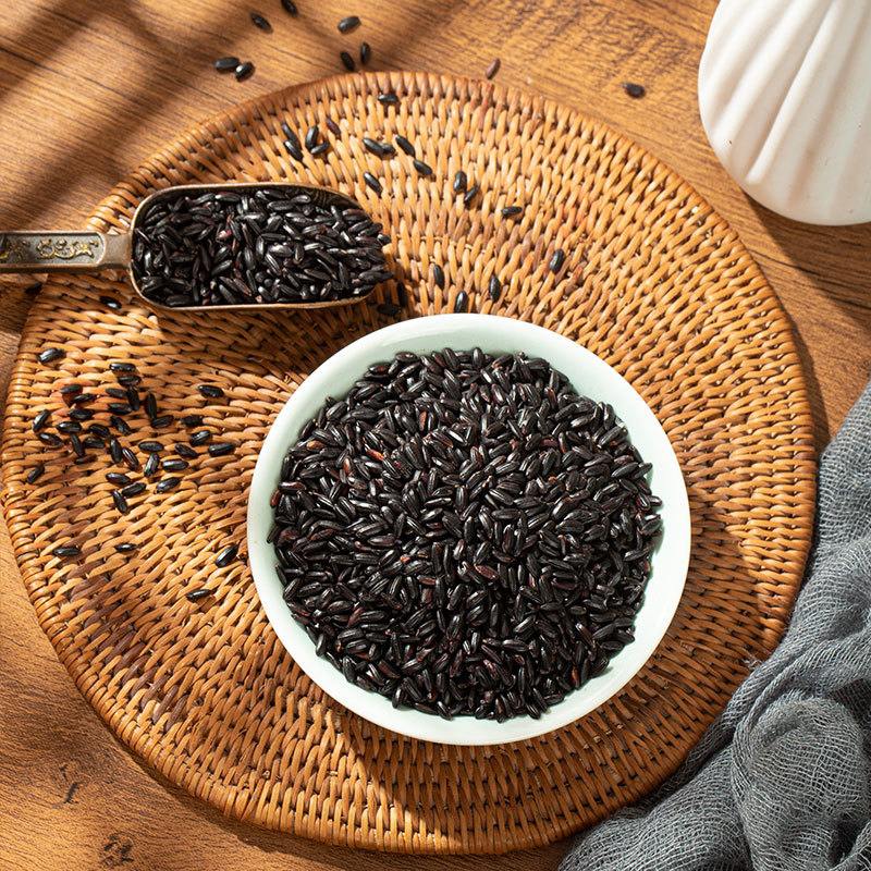 Crane sweet black rice wholesale 250g coarse grain brown rice fragrant rice new rice grain coarse grain grain custom OEM