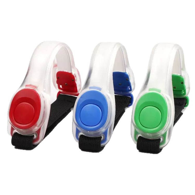 LED luminous silicone armband luminous armband cheer props night running warning luminous armband in stock factory direct supply