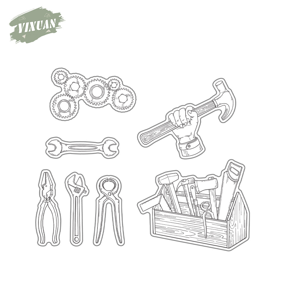 Tool scrapbook metal carbon steel knife die silicone stamp cutting die embossing etching cutting knife die