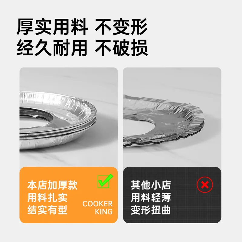 Extra Thickened Gas Stove Mat Oil-proof Mat Japanese Kitchen Stove Aluminum Foil Mat High Temperature Resistant Tin Paper Cleaning Fire-proof Oil Mat