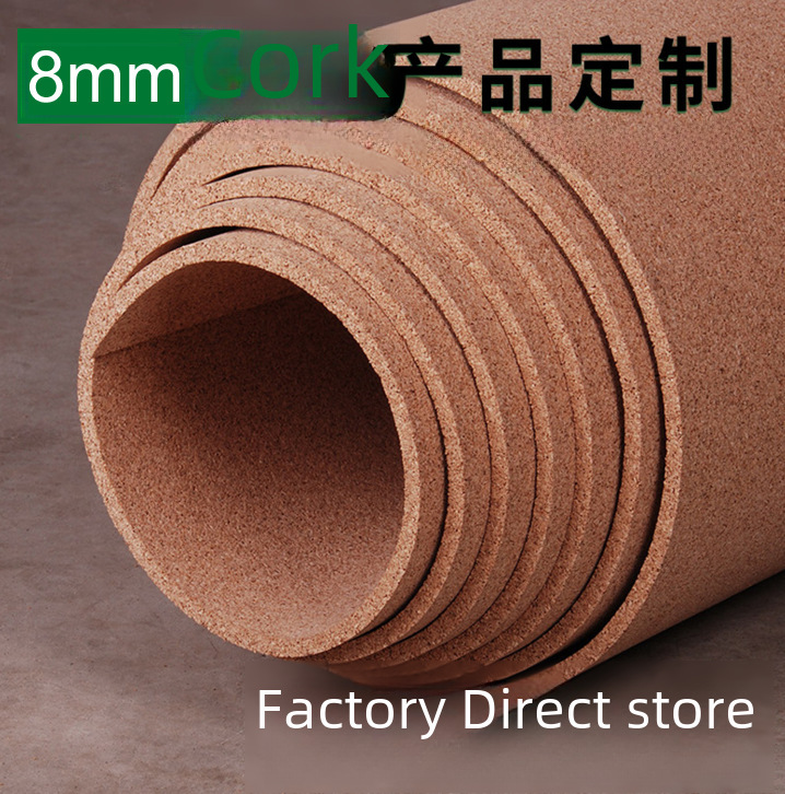 Cainakuoke Cork cork board photo wall display board Cork coil 8mm kindergarten decoration cork wall board