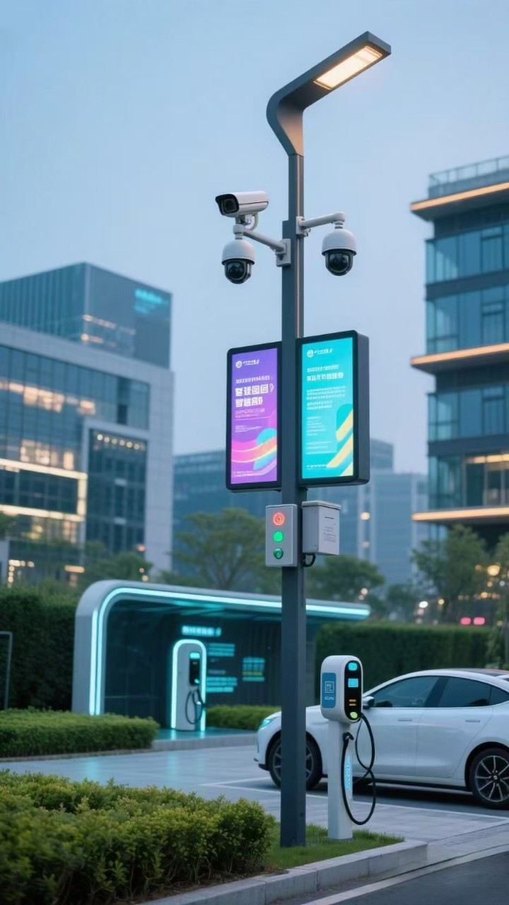 Smart Street Light Manufacturers Supply 5g Smart Light Poles, Wifi Monitoring Poles, Smart Lighting Fixtures, Smart City Street Lights