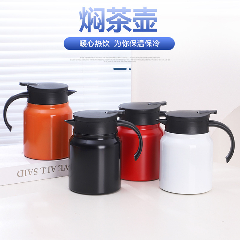 Stainless Steel Tea Infuser Kettle 316, Large Capacity Household Insulated Kettle, High-Value Tea and Water Separation Coffee Pot