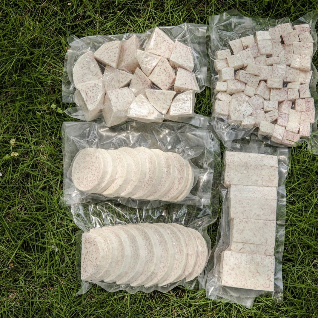 Lipu Taro Cubes Guangxi Lipu Planting Base Freshly Cut Taro Cubes Freshly Sliced ​​Into Slices, Powdery, Glutinous and Fragrant