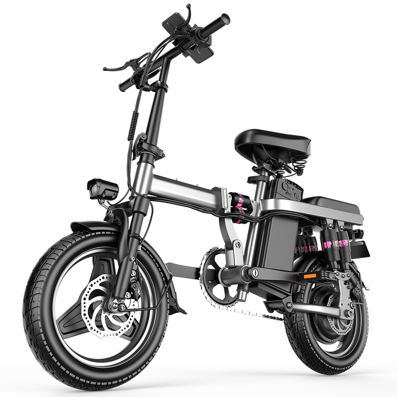Заводская складная электровелосипед с литиевым аккумулятором, ультралегкий портативный складной электромобиль для внешней торговли