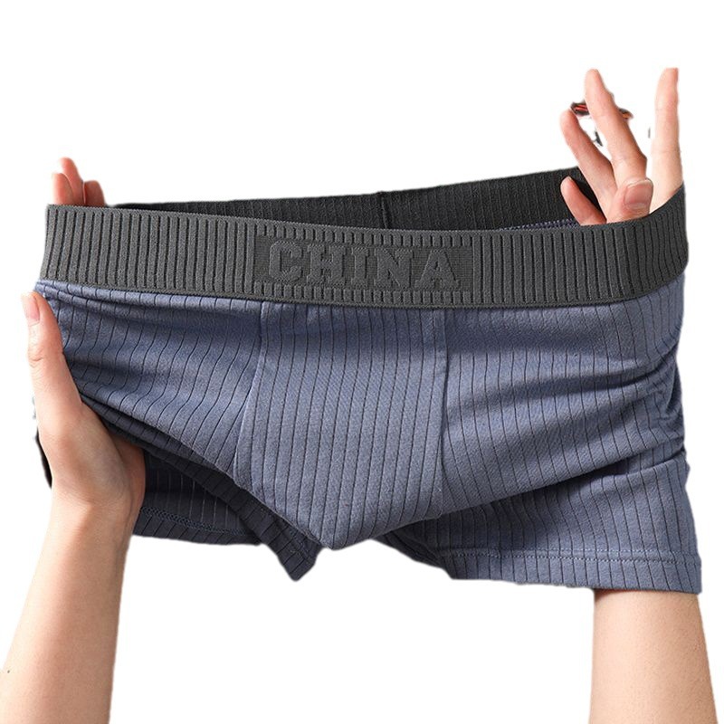 Men's shorts men's boxer shorts black summer comfortable trendy boys sports soft breathable boxer shorts