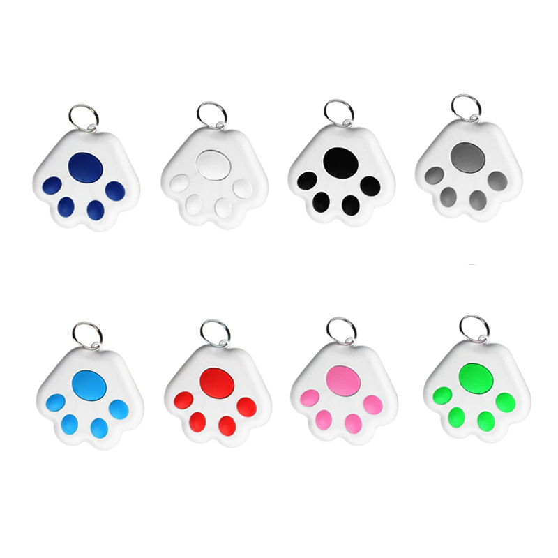 Cross-Border Smart Anti-Lost Device Dog Paw Bluetooth Tracking Locator Bluetooth 5.0 Low Power Consumption Mobile Phone Two-Way Alarm