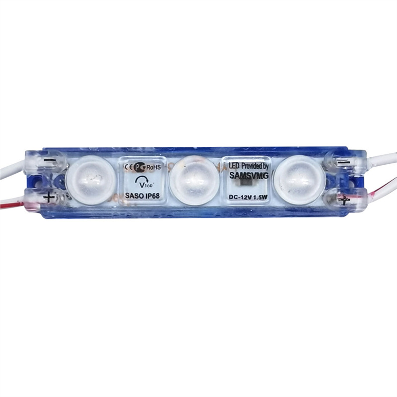 Cross-border 2835 Ultrasonic Module 1.5W Cold White Light High Brightness Waterproof IP68 Advertising Light Source Manufacturer With Word Module