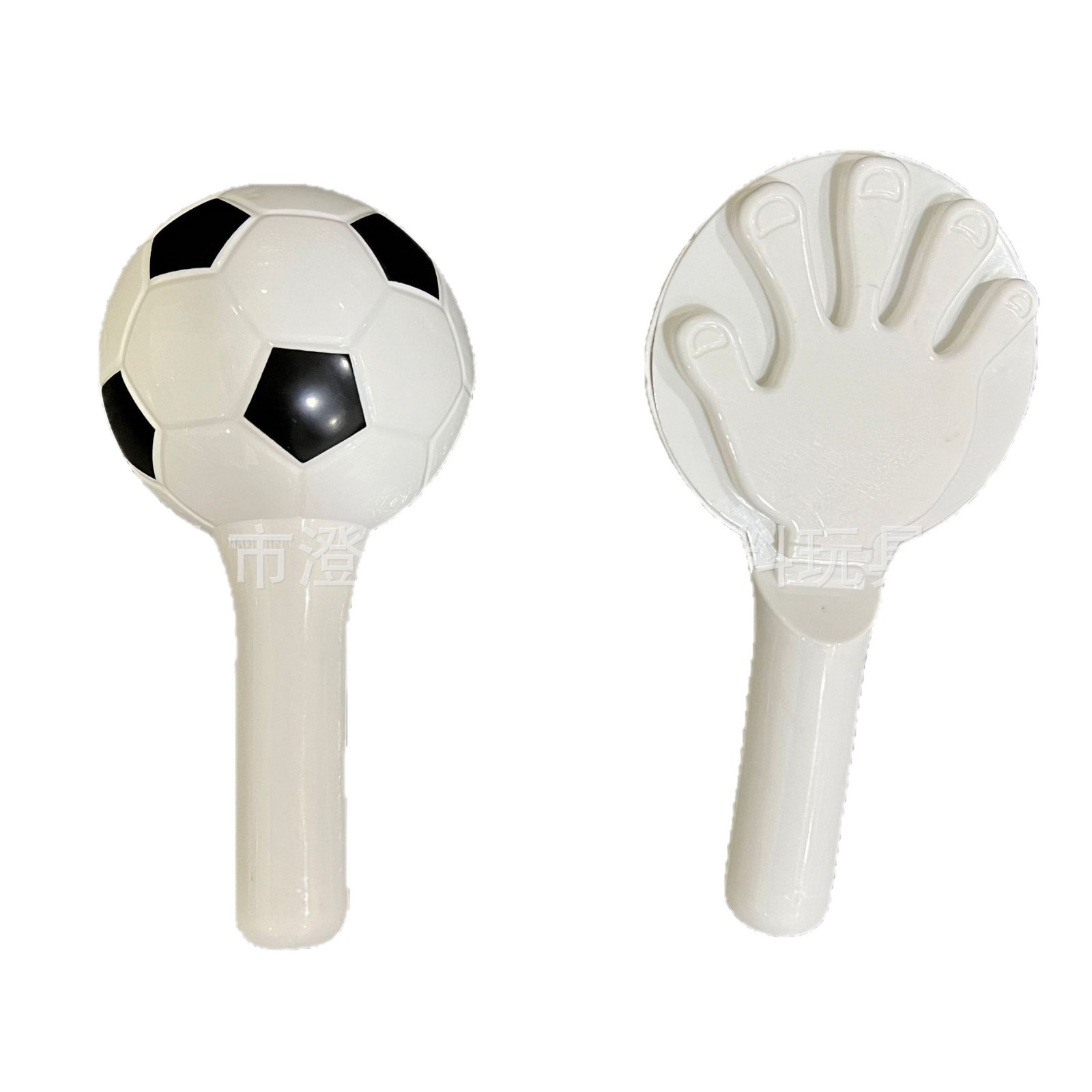 Produces Customized Printable Logo World Cup Football Sand Hammer Hand Clap That Can Be Filled with Sugar to Cheer on the Cheering Hammer Hand Clap Gift
