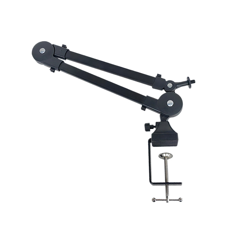 New Nb35 Microphone Springless Microphone Cantilever Bracket Live Broadcast Bracket Comes with Cable Management Clip Desktop Bracket