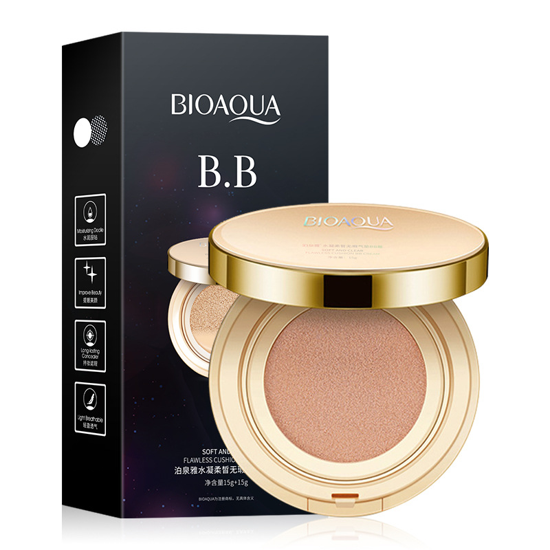 Boquanya Flawless Water Gel Soft Concealer Cushion Bb Cream Hydrating Moisturizing Isolation Natural Nude Makeup Bb Cream Wholesale