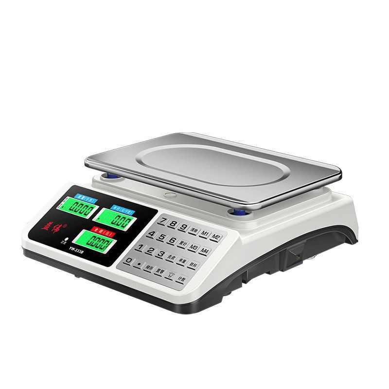 Electronic Scale High-Precision Commercial Small Gram Scale for Selling Vegetables Weighing Household Kitchen Food Kilogram Bench Scale