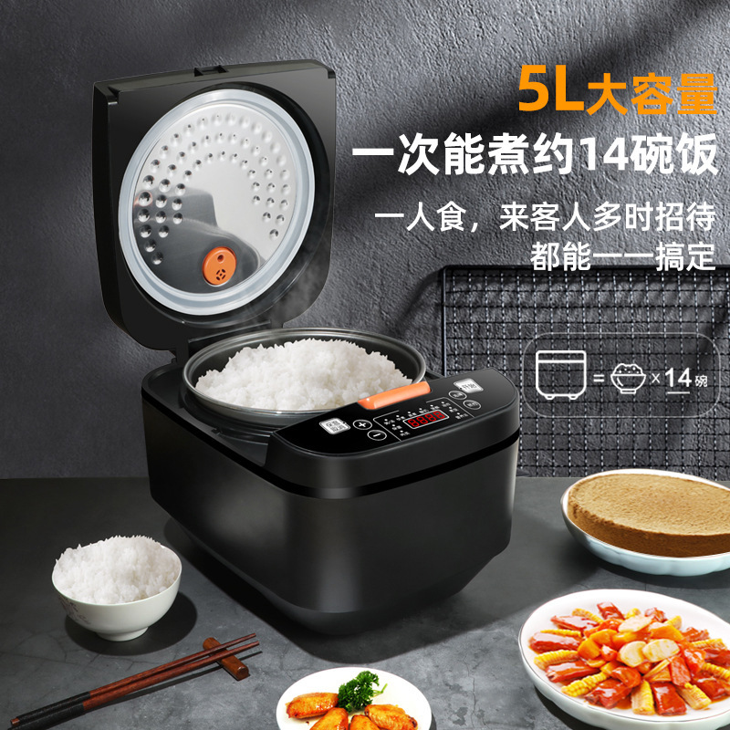 Household 5L Large-Capacity Rice Cooker, Smart Timer Appointment, Fully Automatic Rice Cooker Wholesale
