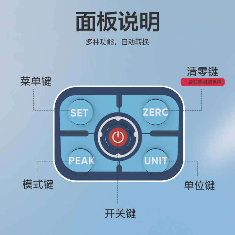 Worker Travel Notes Digital Display Push-pull Force Gage Pull Force Pressure Dynamometer Thrust Gage Dynamometer Spring Test Testing Machine