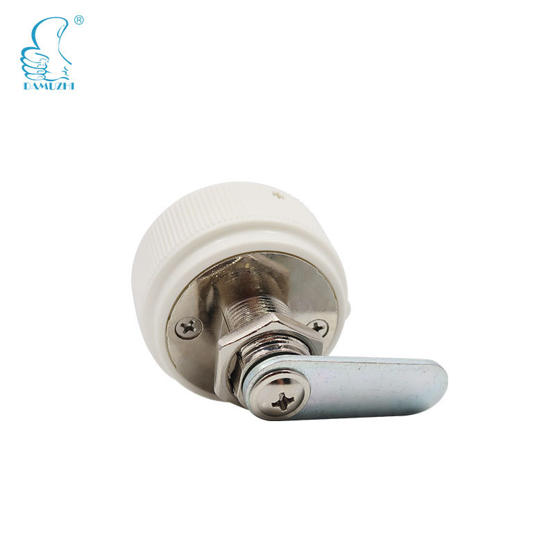 Thumb Round Mechanical Rotary Lock Locker Lock Furniture Lock Cabinet Door Lock Drawer Lock Key Double-Open Combination Lock
