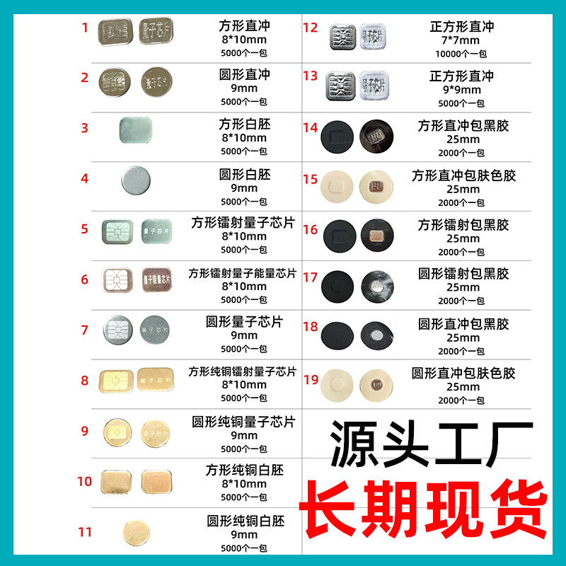 Металлические чипы из нержавеющей стали