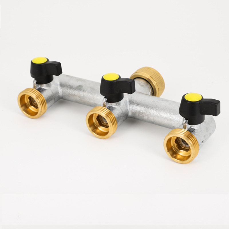 Horticultural garden irrigation watering water separator three-way two-way valve water pipe joint controllable valve switch water pipe fittings