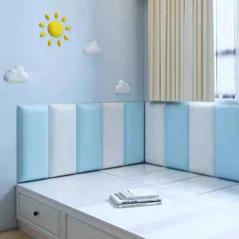 Headboard Soft Package Tatami Fence Soft Package Anti-Collision Soft Package Self-Adhesive Kindergarten Basketball Court Anti-Collision Wall Soft Package
