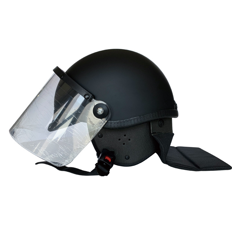 Factory Direct American Explosion-proof Helmet Security Protection 70% Off Cloak Detachable Faceless Mirror Anti Riot Helmet Tactical Training