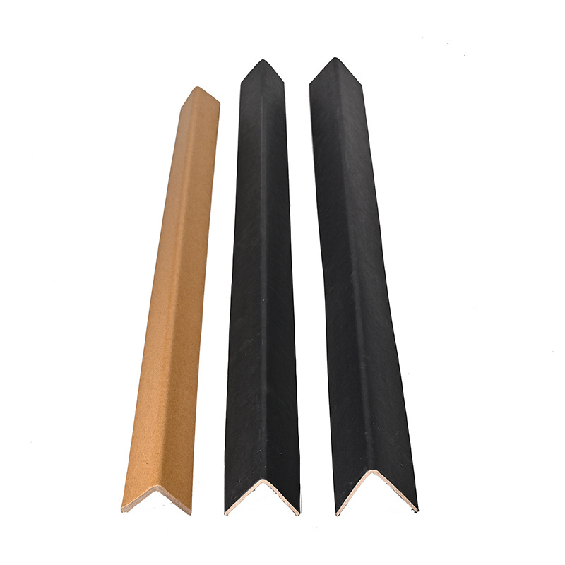 Shipping Packaging L-Shaped Paper Corner Protectors Long Corner Anti-Collision Shock-Absorbing Carton Edge Protection Strips Thickened Kraft Paper