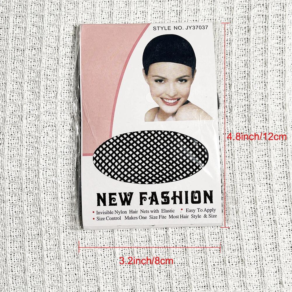 Factory direct wig hair net fishing net hair set black skin color wig cap breathable wearing fake head set with hair net storage