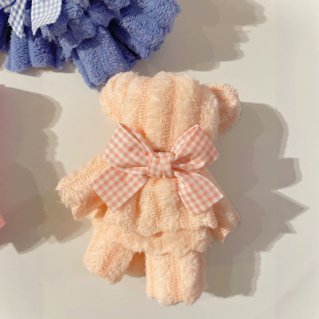 Coral Velvet Bear Towel Souvenir Wedding Celebration Shop Opening Event Small Gift Kindergarten Small Gift Wholesale