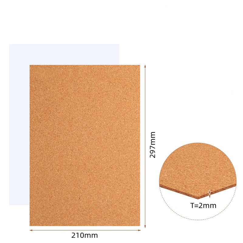 Self-adhesive A4 cork board manual DIY1mm2mm adhesive cork gasket non-slip drawer lined with cork roll