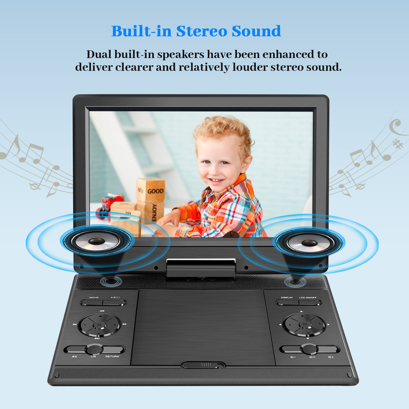Portable Dvd Player Full Format Mobile High-Definition Ultra-Long Battery Life Player Home Evd Kidsren's Cd Player