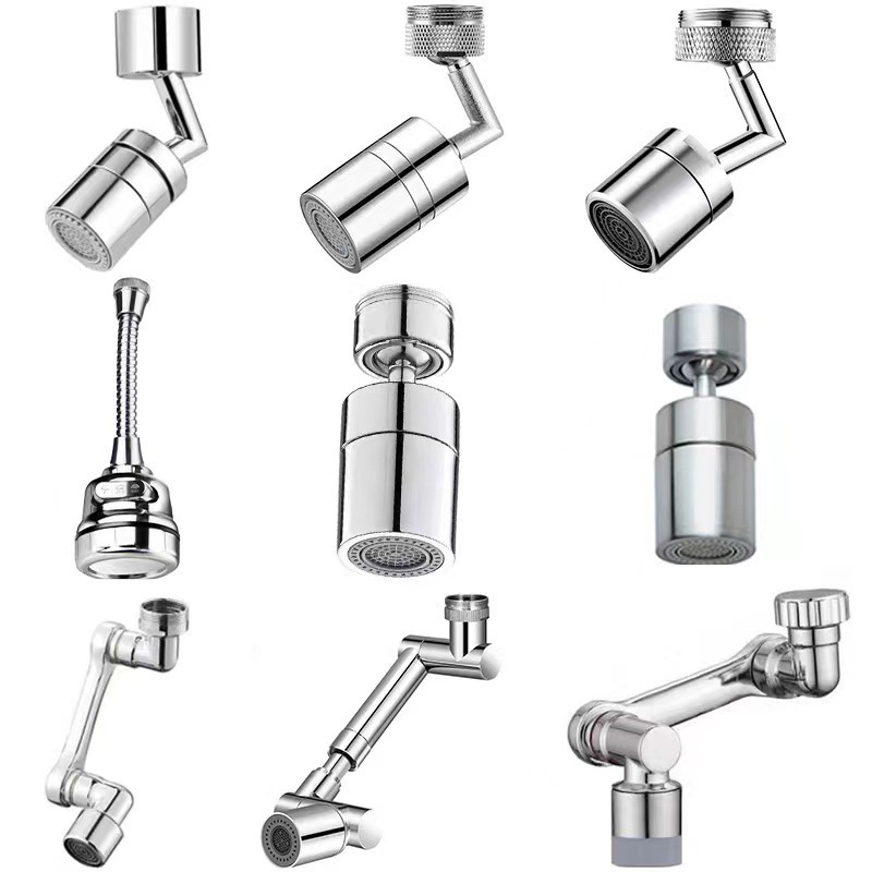 Kitchen Faucet Shower Extend Vegetable Wash Basin Splash-proof Universal Rotating Filter Pressurized Water Nozzle Bubbler