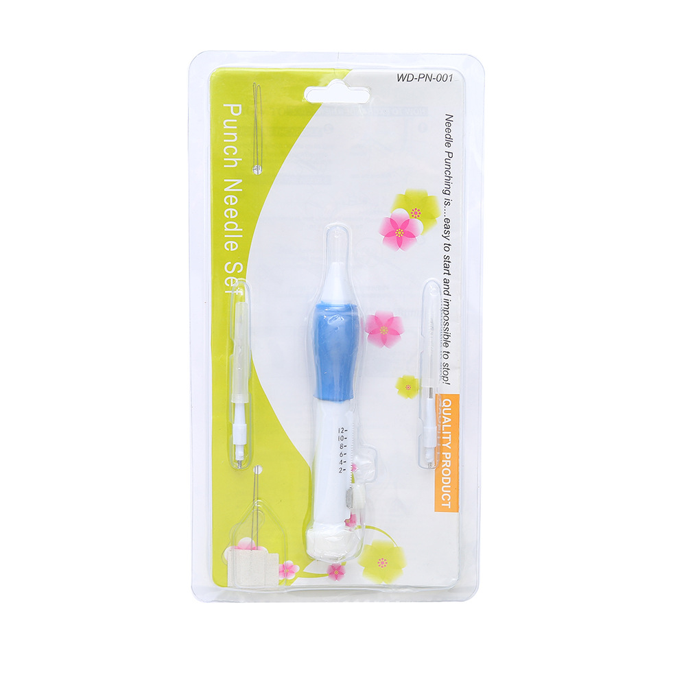 Набор игл для вышивания Punch Needle, цветочная игла, игла для вышивания, регулируемая игла для пробивания, инструменты для ручного вязания оптом