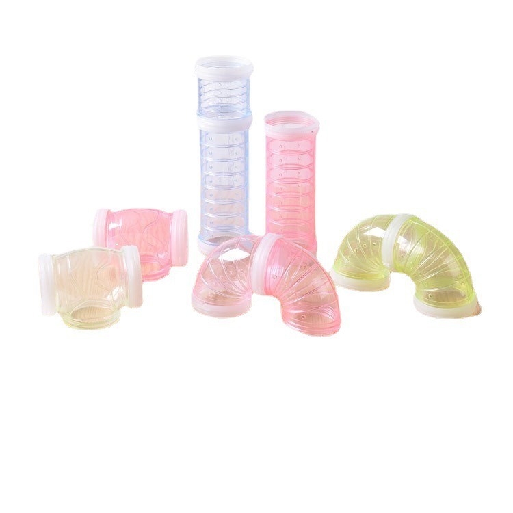 Manufacturer Wholesale New Hamster External Pipe 5.5cm Golden Bear DIY External Bathroom Maze Tunnel